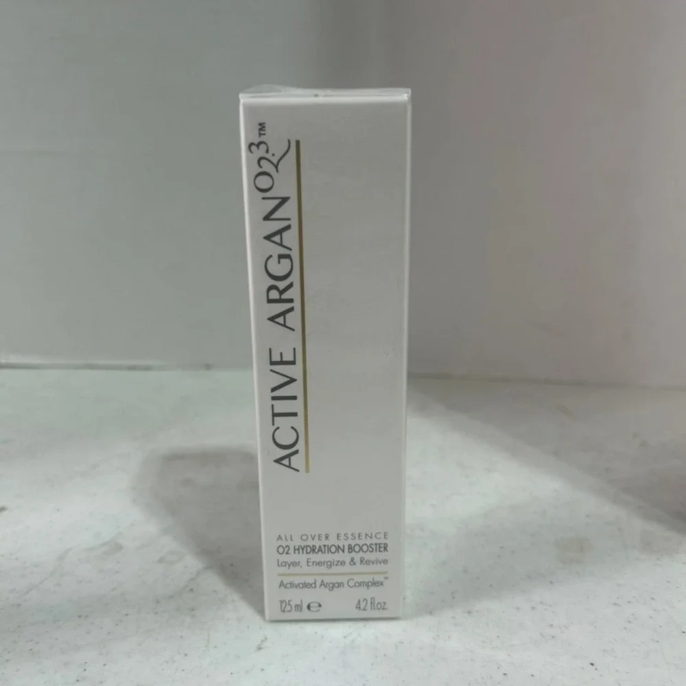 Active Argan O2 Hydration Booster All Over Essence 4.2 fl oz 125ml New Sealed
